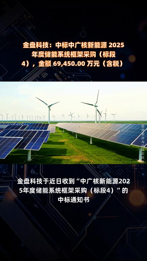 国晟科技：子公司中标中广核新能源2025年度光伏组件设备框架集采项目