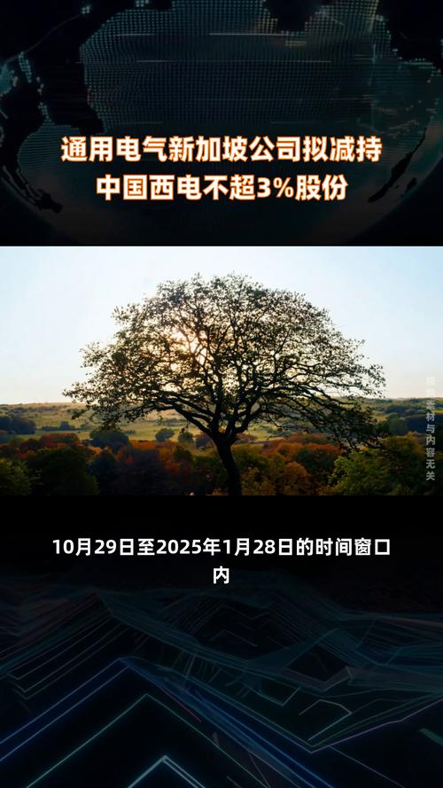 中国西电:第二大股东通用电气新加坡公司拟减持不超3%公司股份_1